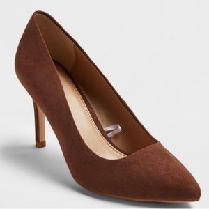 A New Day - Women's Gemma Pointed Toe Pumps - Coffee Bean - Size 5 1/2